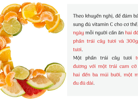 Thực phẩm giàu vitamin C giúp tăng sức đề kháng phòng dịch bệnh