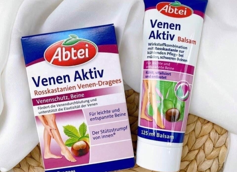 Kem Bôi Giãn Tĩnh Mạch Abtei Venen Aktiv, 125 ml, ABC Pharmacy