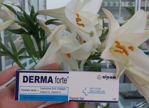 Kem Derma Forte ngừa mụn trứng cá, ngừa thâm, mờ sẹo, dưỡng da tuýp 15g, ABC Pharmacy