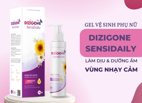 Gel vệ sinh phụ nữ DIZIGONE Sensidaily 150ml, ABC Pharmacy