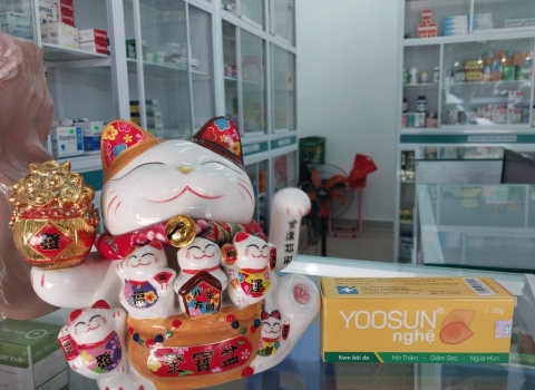 Kem Yoosun nghệ mờ thâm, giảm sẹo, ngừa mụn tuýp 25g, ABC Pharmacy 