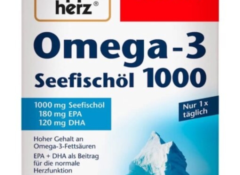 Viên Nang Dầu Cá Doppelherz Omega 3 Seefischol 1000, 80 Viên, ABC Pharmacy