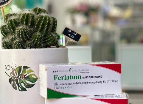 Dung dịch uống Ferlatum Fol trị thiếu máu, thiếu sắt lọ 15ml, ABC Pharmacy