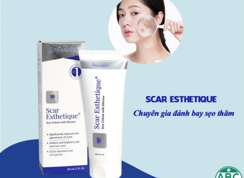 Kem trị sẹo lõm, sẹo thâm Scar Esthetique trị triệt để sẹo do thủy đậu