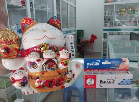 Gel Remos IB trị ngứa, vết côn trùng cắn, chàm, viêm da tuýp 10g, ABC Pharmacy