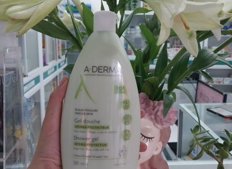 Sữa Tắm Aderma 500ml Hỗ Trợ Giảm Mụn Lưng, ABC Pharmacy 