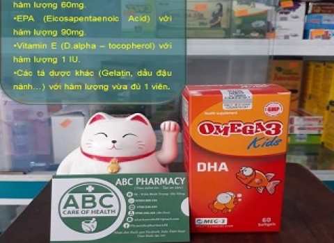 Omega 3 Kid-Tăng Nhận Thức Và Chỉ Số IQ, Trí Thông Minh, Khả Năng Ghi Nhớ Cho Bé