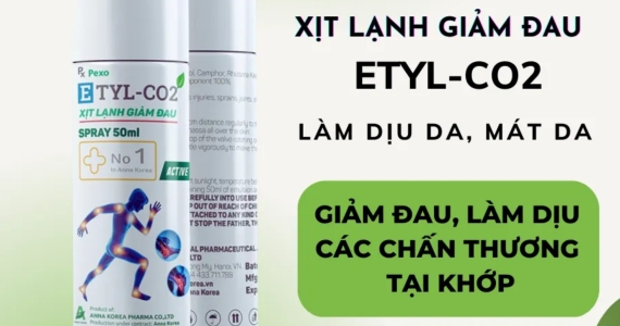 ETYL - CO2 CHAI XỊT LẠNH MÁT DỊU- Khắc tinh của cơn đau sau chấn thương, ABC Pharmacy