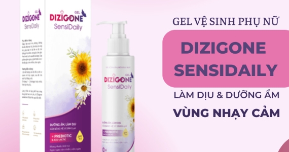 Gel vệ sinh phụ nữ DIZIGONE Sensidaily 150ml, ABC Pharmacy