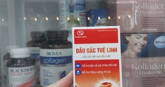 Viên uống Dầu Gấc Tuệ Linh hỗ trợ bảo vệ sức khỏe đôi mắt, tăng cường thị lực, ABC Pharmacy