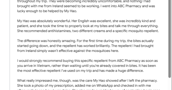 Mosquito Bites in Hoi An: Traveler Relief & Prevention Guide