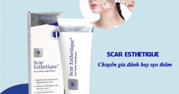Kem trị sẹo lõm, sẹo thâm Scar Esthetique trị triệt để sẹo do thủy đậu
