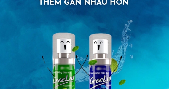 Xịt thơm miệng thảo dược Greelux,  khử mùi hôi miệng, ABC Pharmacy