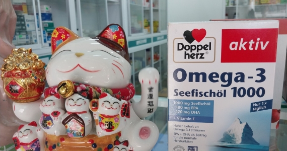 Dầu Cá Doppelherz Omega 3 Seefischol 1000, ABC Pharmacy