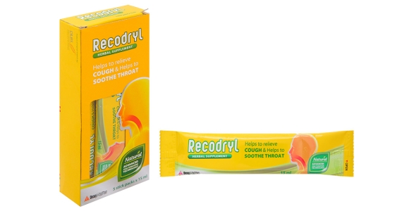 Siro Recodryl hỗ trợ giảm ho, đau rát họng, ABC Pharmacy