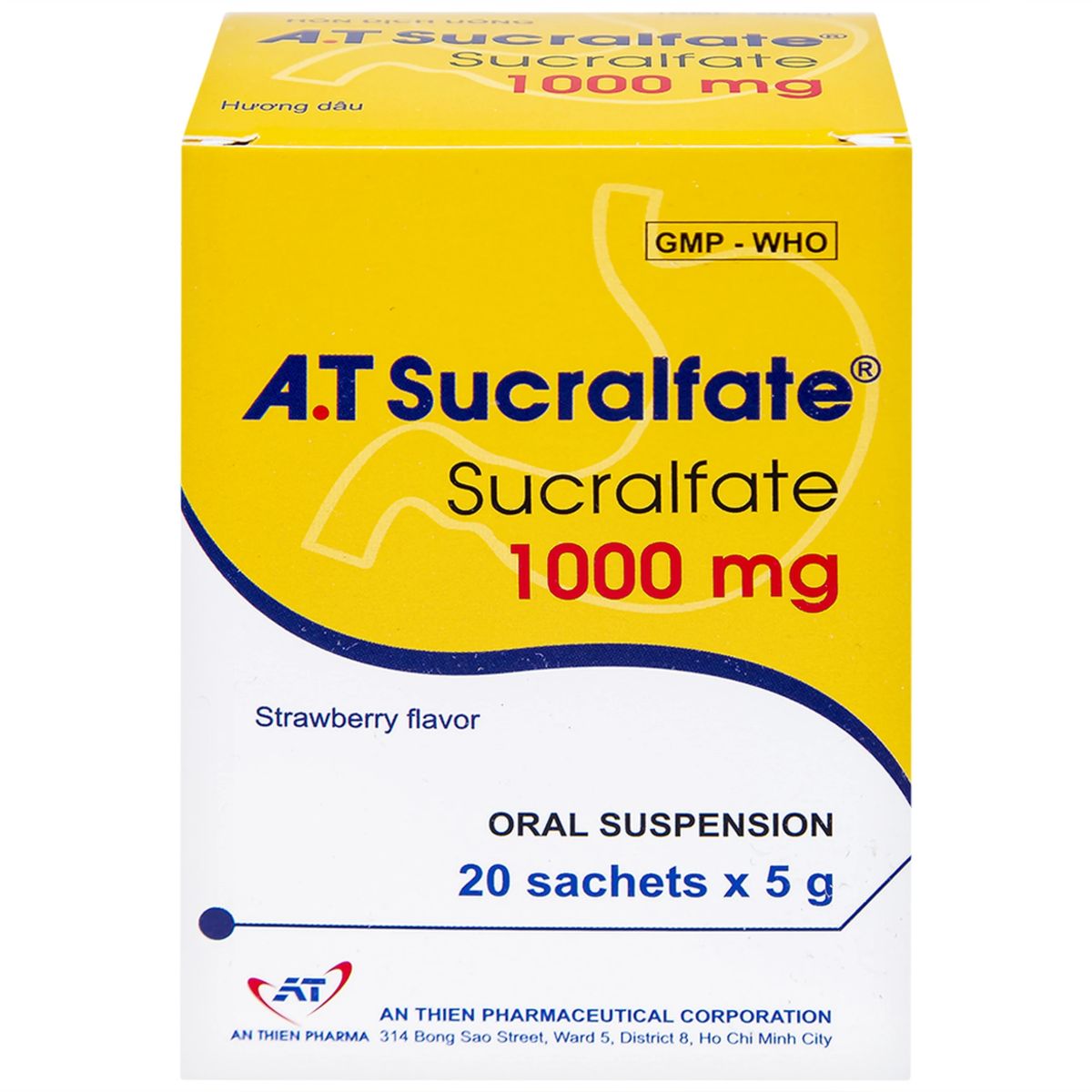 Sucralfate sachets available in Hoi An