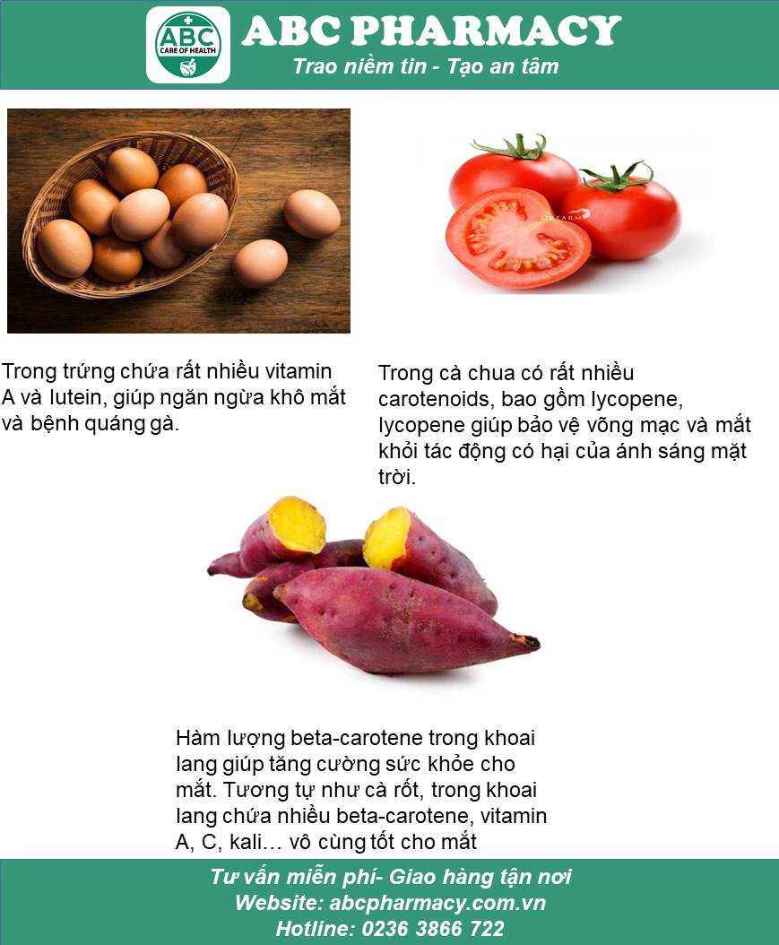 Cac-loại-thuc-pham-tot-cho-mat-abc pharmacy danang