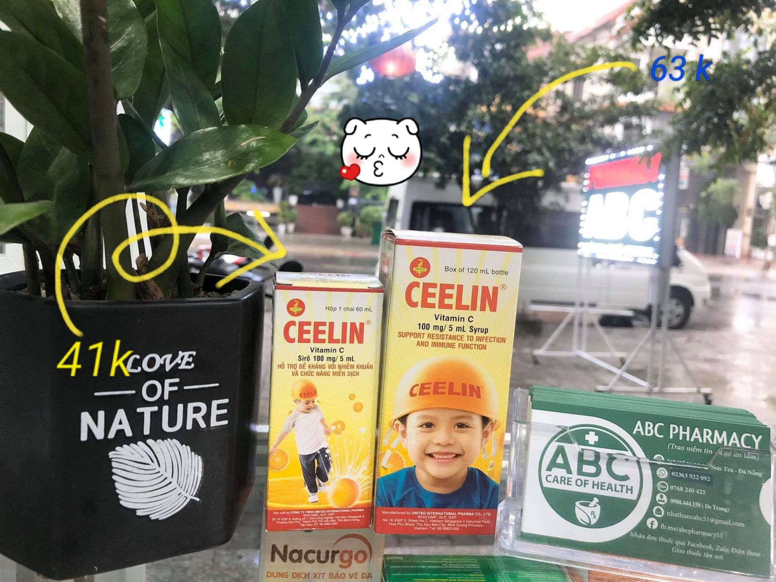 vitamin C dạng siro tăng cường đề kháng cho bé- abcpharmacy đà nẵng