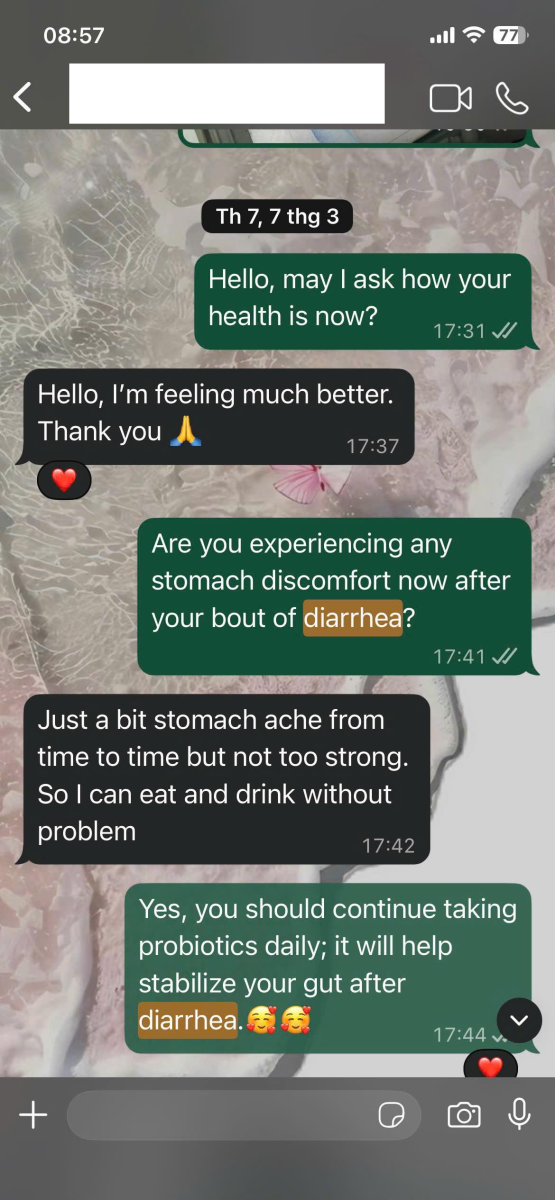 ABC Pharmacy take care diarrhea customer