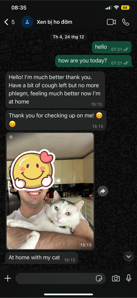 ABC Pharmacy take care after customer use the cold and flu medicine