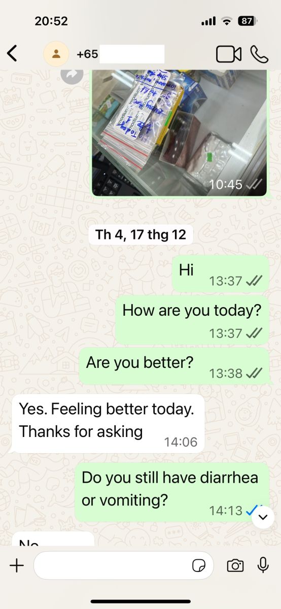 ABC Pharmacy follow up customer after purchase