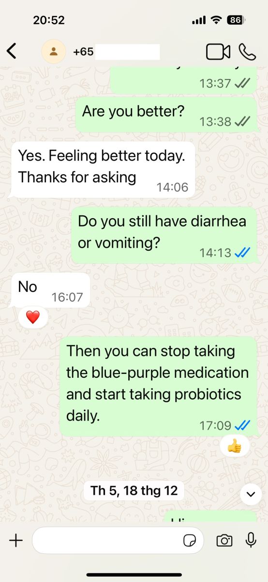 ABC Pharmacy post purchase consultation