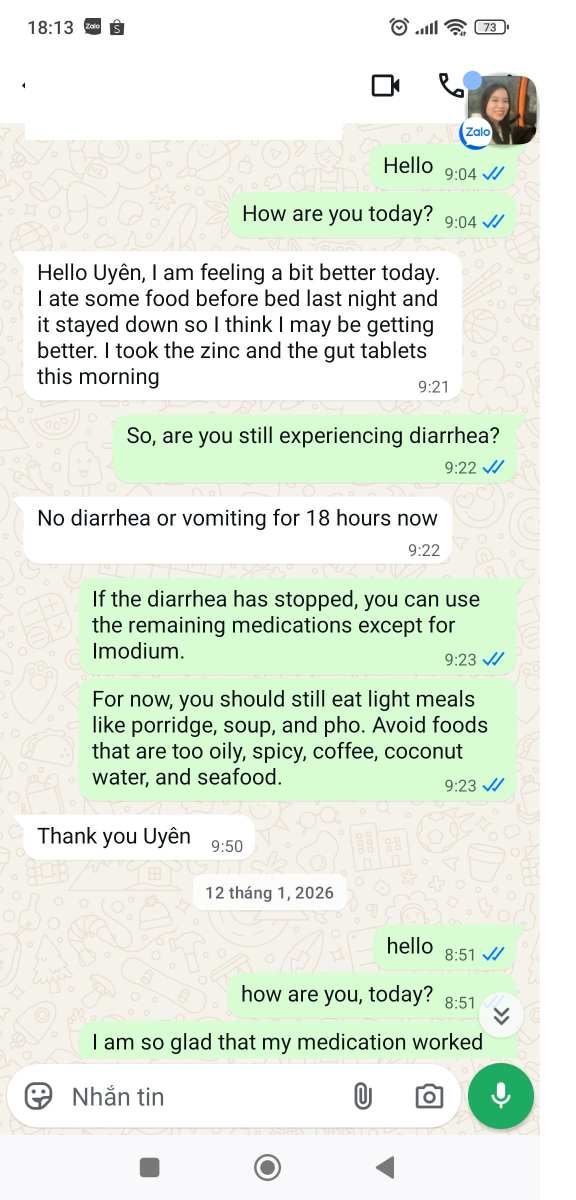 ABC Pharmacy follow-up support customer