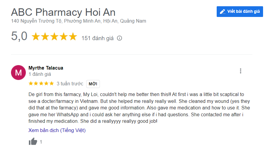 interesting-experience-of-a-male-customer-with-a-scratched-leg-at-abc-hoi-an-pharmacy
