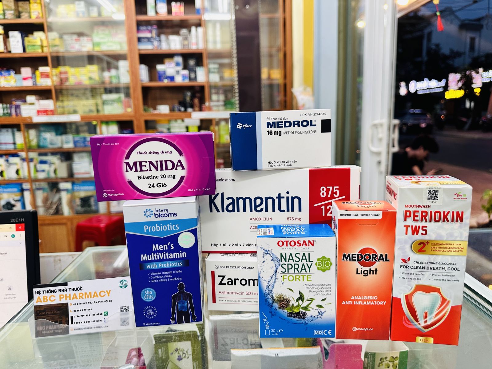 Medicines sore throat in ABC Pharmacy Nha Trang