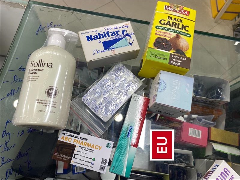 Vaginal Itching Treatment products commonly used for intimate comfort while traveling in Vietnam