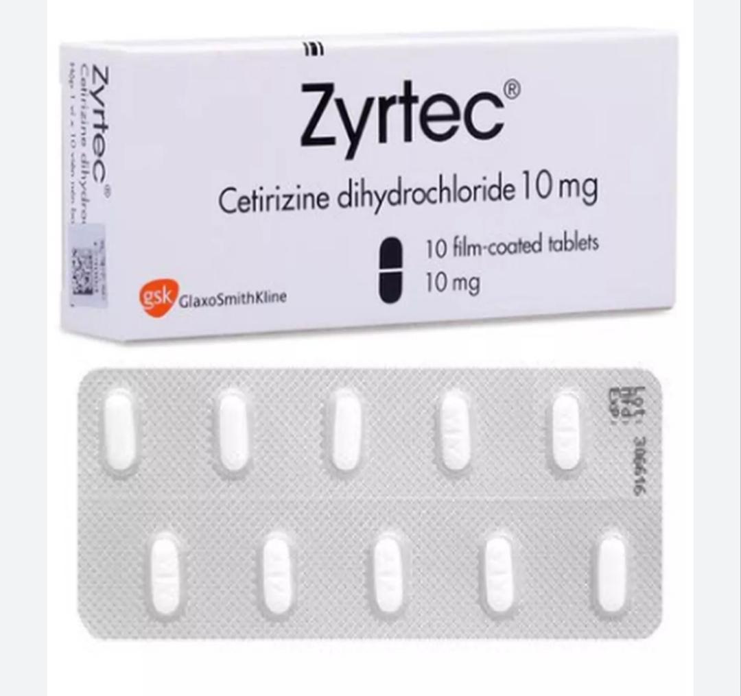 Cetirizine antihistamine tablets for pharmacist-reviewed itchy rash support in Da Nang