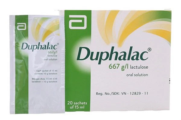 Duphalac lactulose sachets for pharmacist-reviewed constipation support at ABC Pharmacy Hoi An