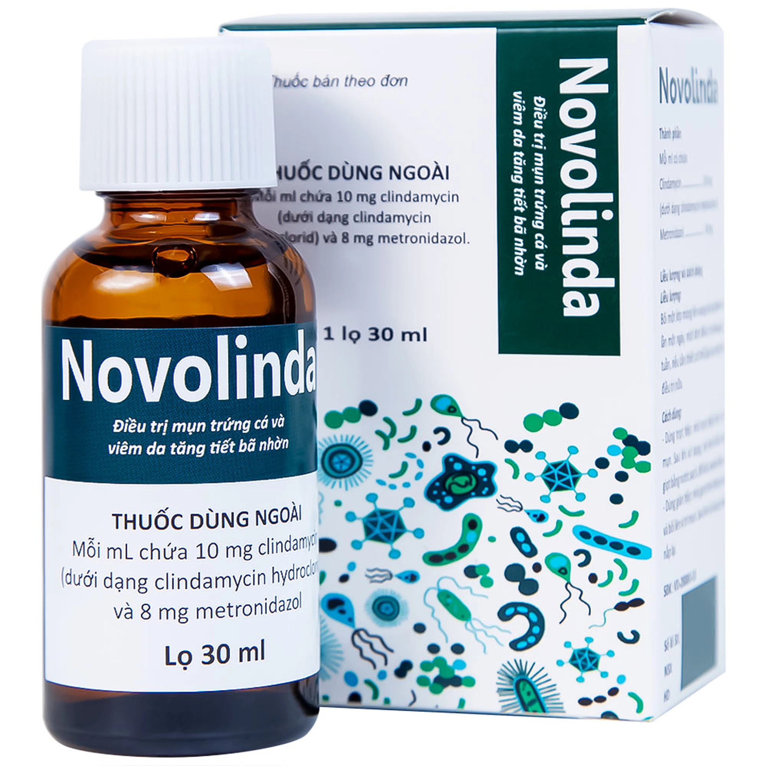 Novolinda prescription topical spot treatment caution for acne support at ABC Pharmacy Da Nang