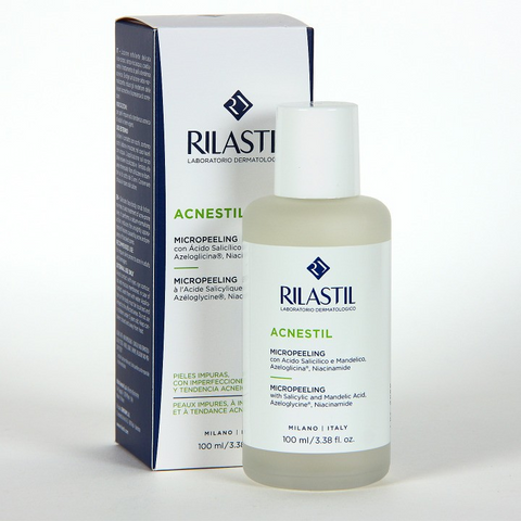 Rilastil Acnestil Micropeeling for keratin build-up and clogged pore support at ABC Pharmacy Da Nang