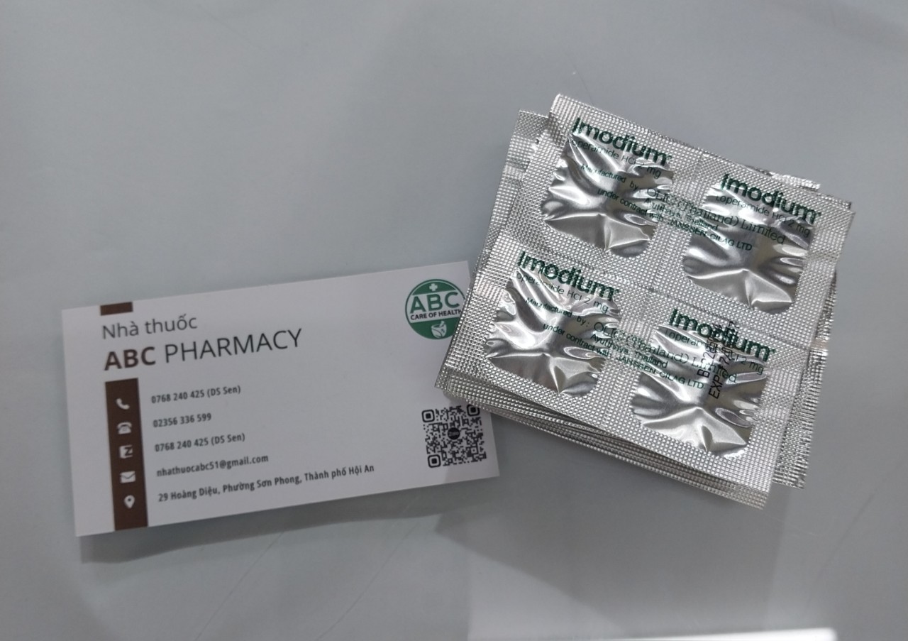 Commonly used medications for diarrhea in Vietnam.