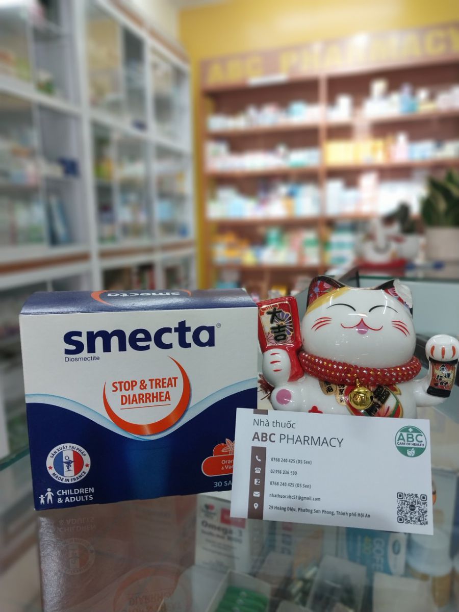 Commonly used medications for diarrhea in Vietnam.