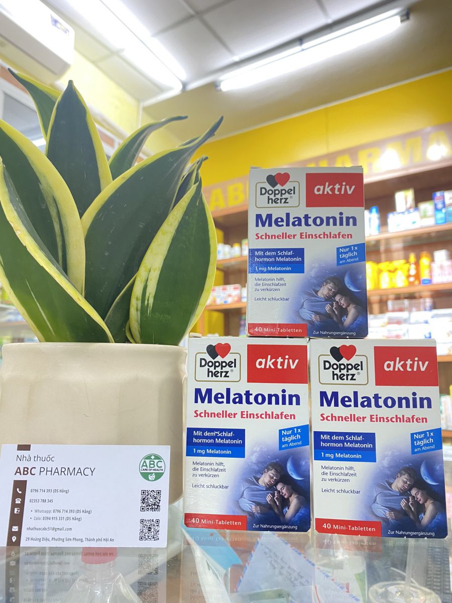 Melatonin 1mg sleep support supplement in Hoi An Vietnam