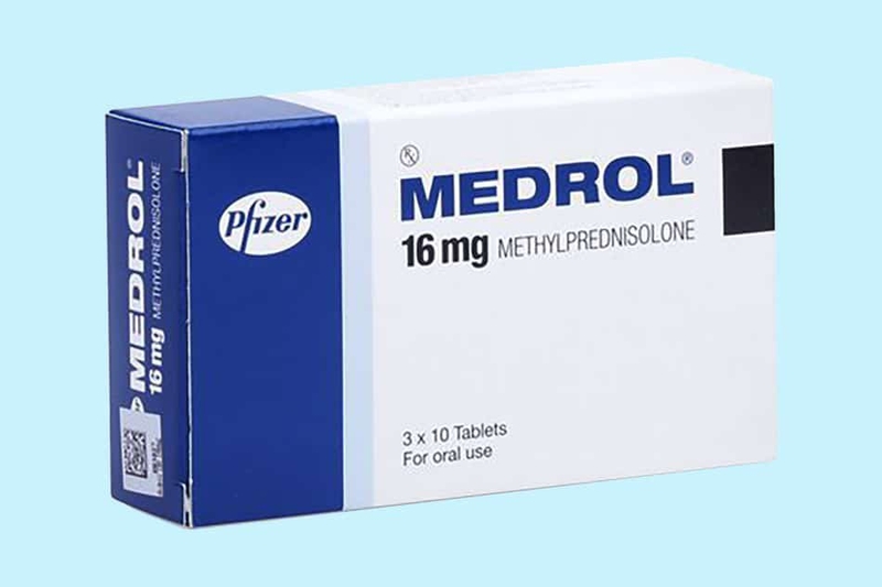 Medrol 16 methylprednisolone discussed for inflammation at ABC Pharmacy Hoi An