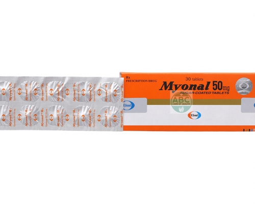 ABC Pharmacy product photo of Myonal 50 mg eperisone hydrochloride, 30-tablet pack